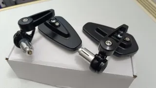 Retrovisores Contrapeso Moto Negro