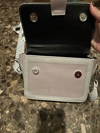 Bolso bandolera gris