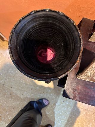 Jarrón Grande Vintage 83cm Arcilla Pintado a Mano