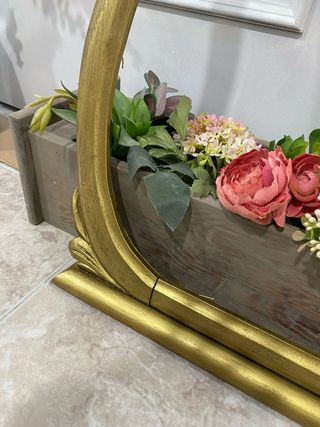 Marco de espejo  antiguo dorado