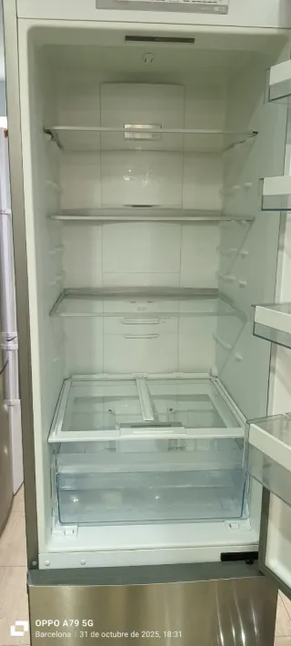 Nevera Combi Siemens Acero Inoxidable energía A+++