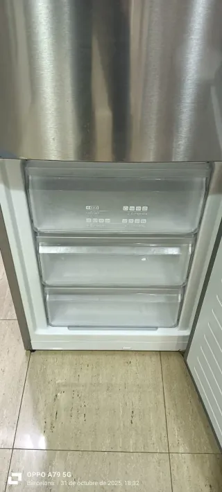 Nevera Combi Siemens Acero Inoxidable energía A+++