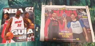Lote Posters NBA antiguos + Regalos