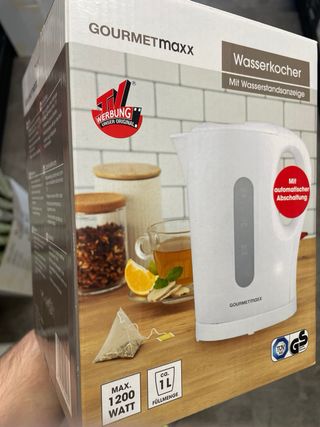 Hervidor de agua GOURMETmaxx 1L