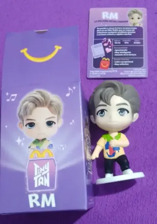 Muñeco RM Tiny Tan McDonald's Caja Morada BTS