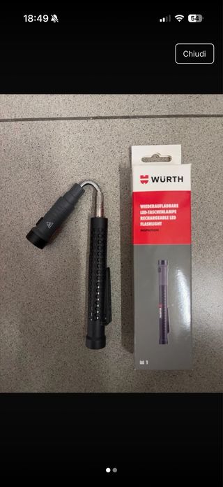 Torcia LED Wurth Inspector Ricaricabile