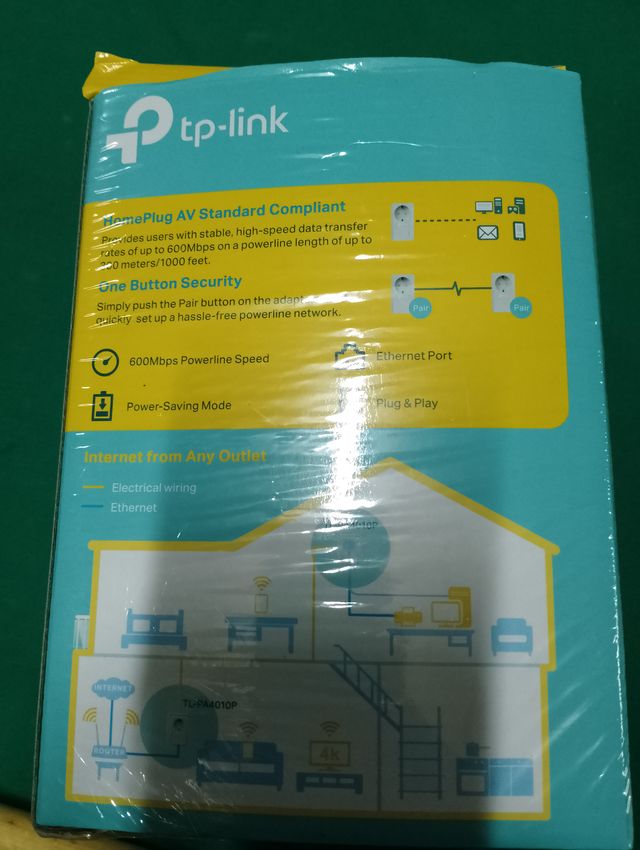 TP-Link AV600 Passthrough Powerline Starter Kit