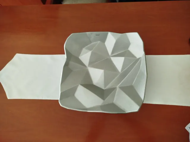 Centro de mesa de metal