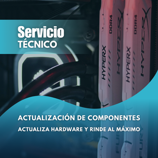 Actualización componentes: RAM, SSD, GPU