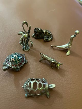 5 Animali Argento Vintage sono tutte in argento
