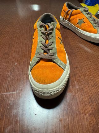 Converse One Star Naranja/Verde