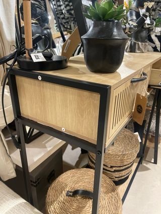 Consola moderna madera y metal