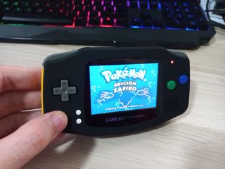 Game Boy Advance IPS Nero/Giallo