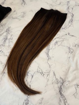 Peluca U-Part Pelo Natural Extensiones Marrón