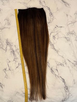 Peluca U-Part Pelo Natural Extensiones Marrón