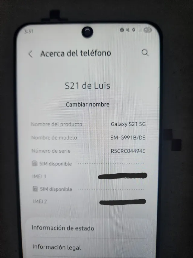 Placa-mãe Samsung Galaxy S21 5G