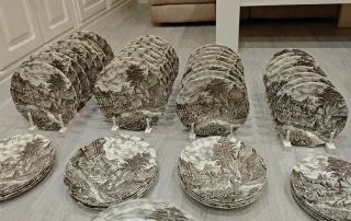 Vajilla Wedgwood Enoch Tunstall Village