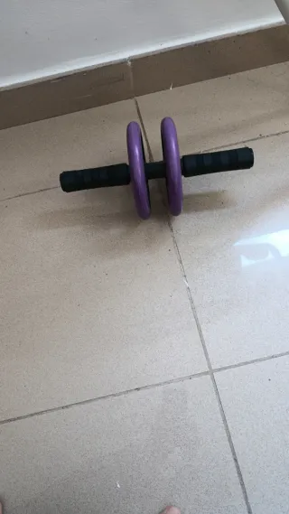 Aro hulahop y rodillo abdominales