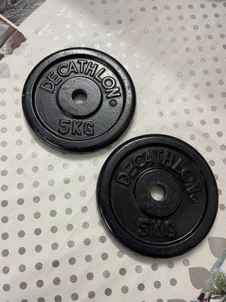 Discos de peso Decathlon 5kg