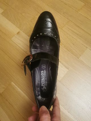 Zapatos Pitillos Mujer Talla 38 Negros