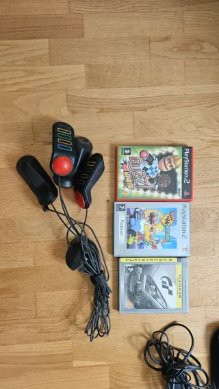Lote Juegos PS2 y PS3: Buzz, Simpsons, Gran Turism