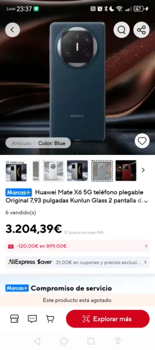 Huawei Mate X6 nero