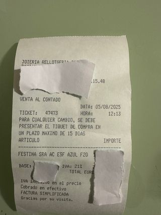 Reloj Festina mujer esfera azul 