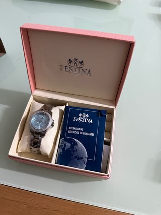 Reloj Festina mujer esfera azul 