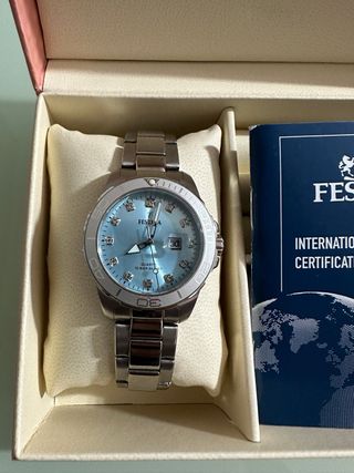 Reloj Festina mujer esfera azul 
