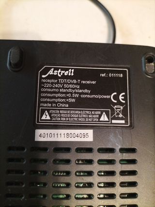 Receptor TDT Astell DVB-T