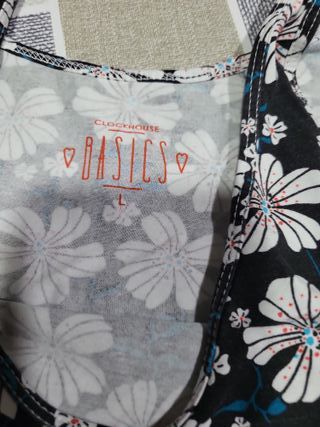 Camiseta estampada flores