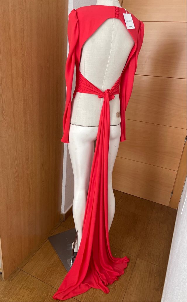 Blusa/Blazer Cherubina Coral Talla 38 Nuevo