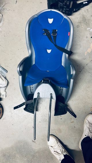 Silla Portabebés Bicicleta Azul