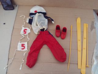 muñeca conjunto de nancy de esqui o esquiadora com