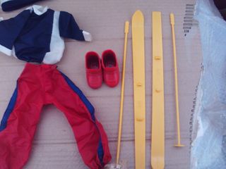 muñeca conjunto de nancy de esqui o esquiadora com