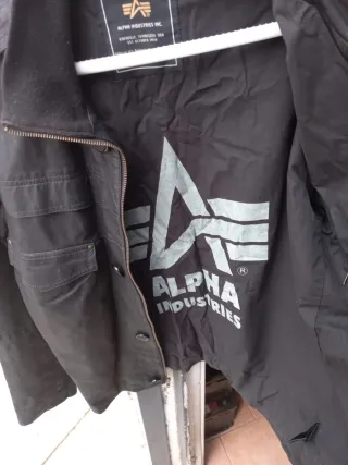 Chaqueta Cuero Alpha Industries Talla M