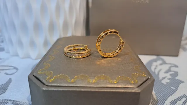 Pendientes Dorados estilo Bulgari