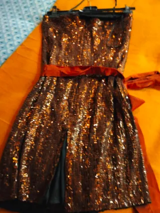 Vestido Tintoretto lentejuelas S/36 sin estrenar