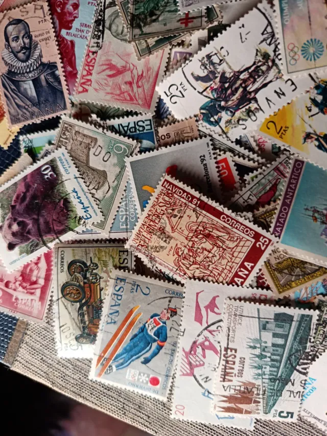 900 Sellos España Usados Sin Repetir