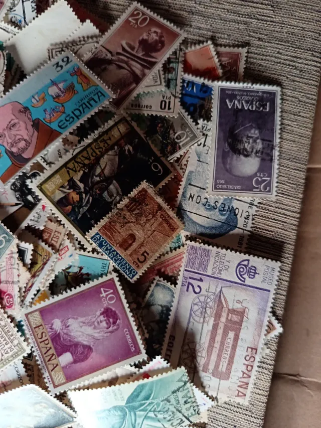 900 Sellos España Usados Sin Repetir