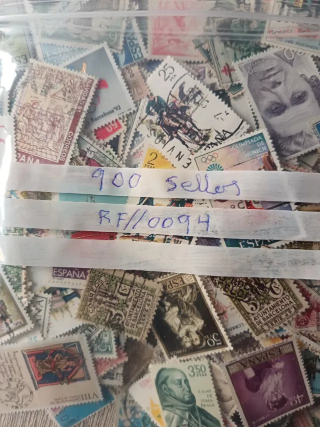 900 Sellos España Usados Sin Repetir