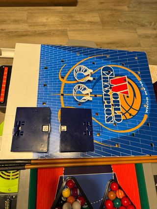 Tavolo da basket e biliardo multigioco