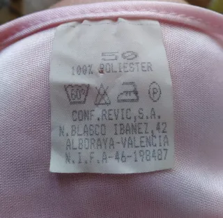 Camisón rosa largo nuevo  con bordado vintage 