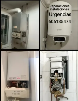 Reparación de caldera y calentador