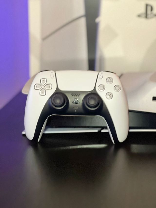 PS5 Slim Disco Blanca