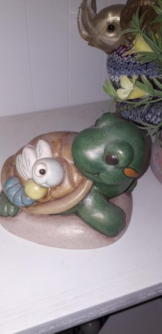 Thun Tartaruga Libellula Vintage Ceramica