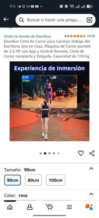 Cinta de andar DeerRun Cinta de correr