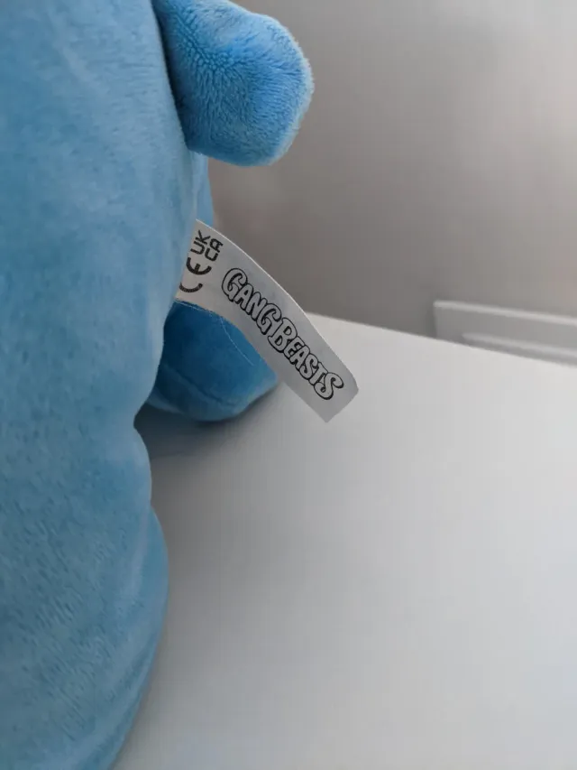 Coppia di animali di peluche (blu e verde)