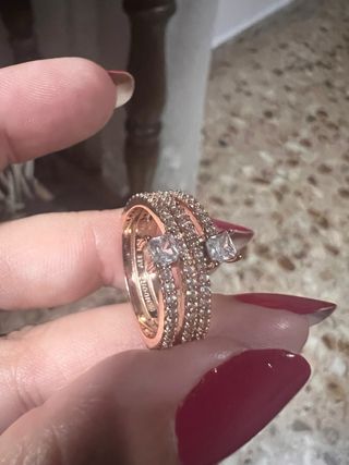 Anillo Pandora Plata S925 Rosa