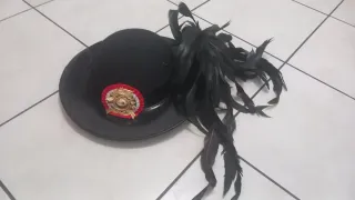 Cappello bersagliere piume nere